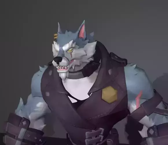 werewolf 3D model