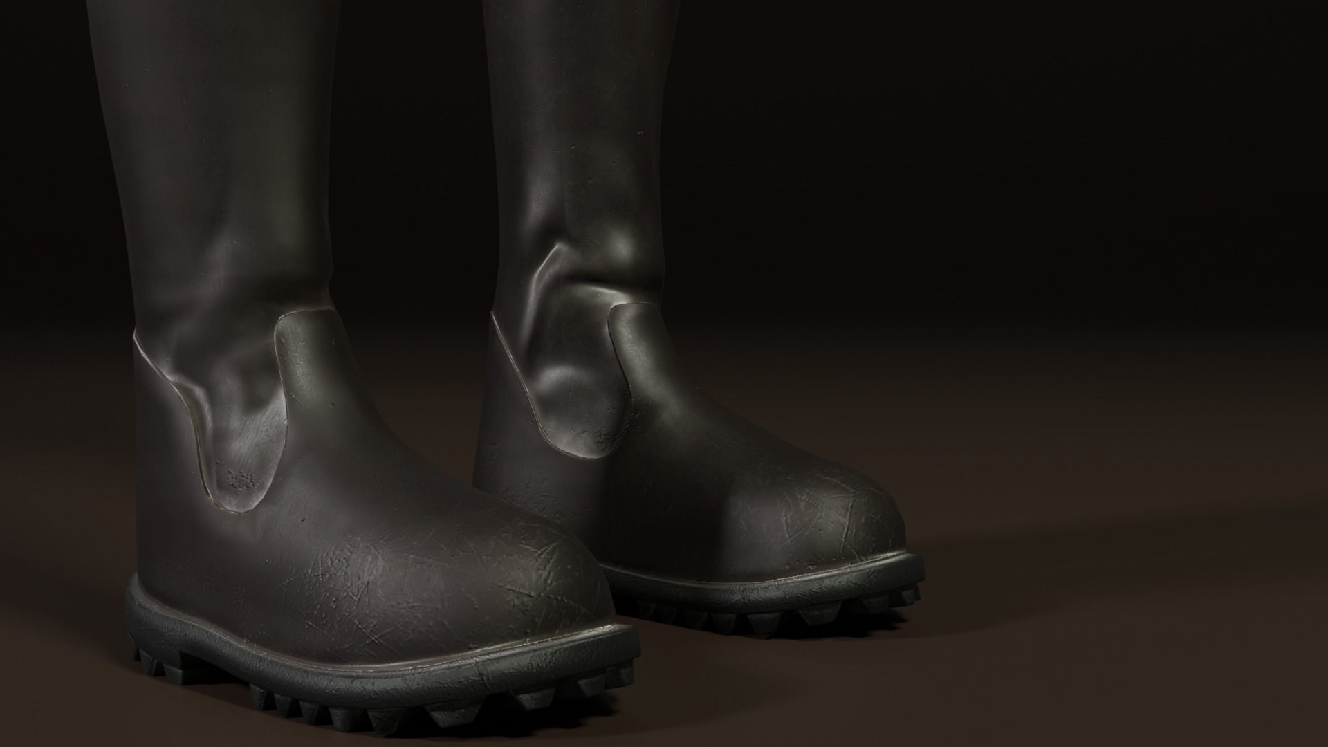 sci-fi character Low-poly 3D model_9