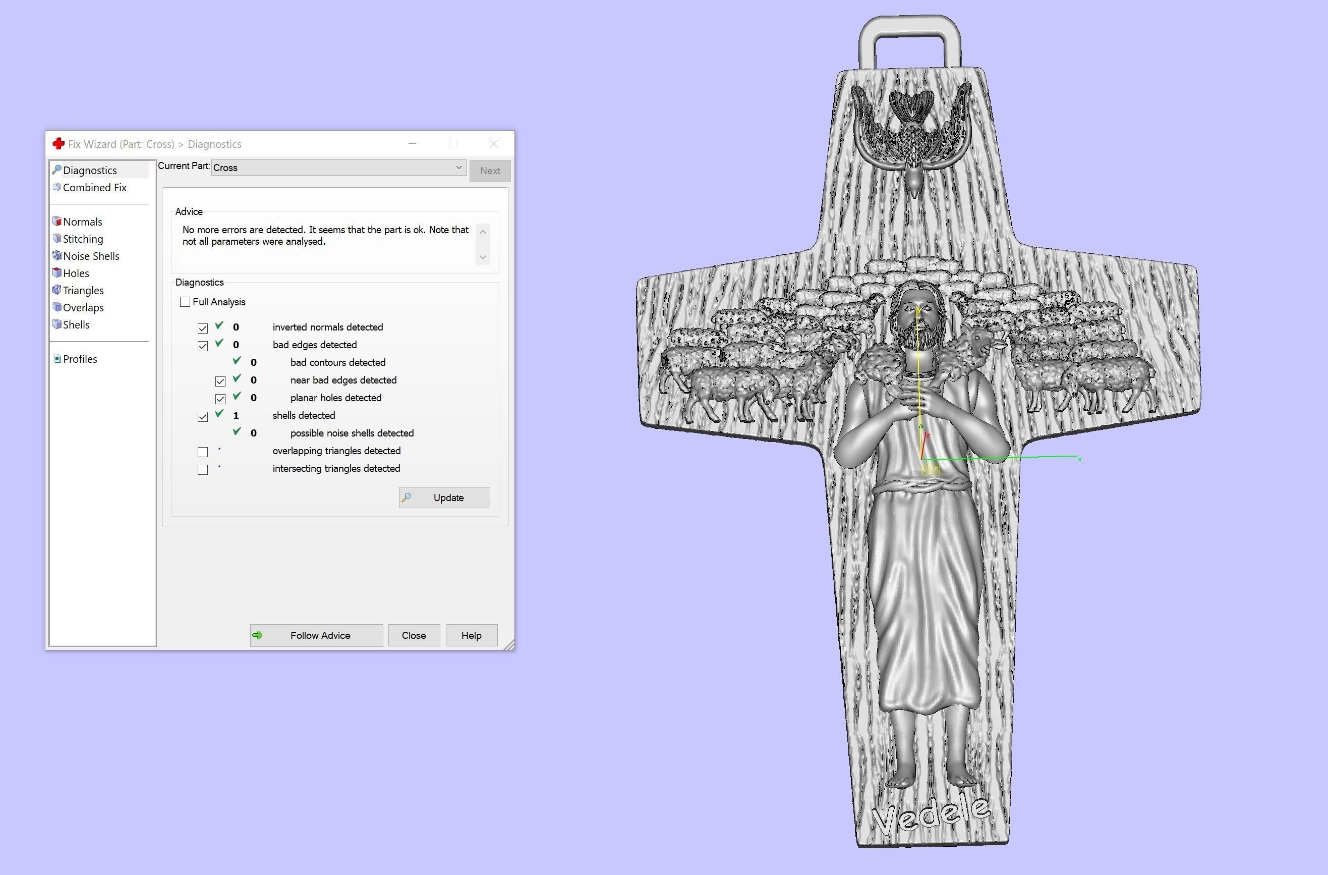 Cross of Pope Francis 3D print model_5