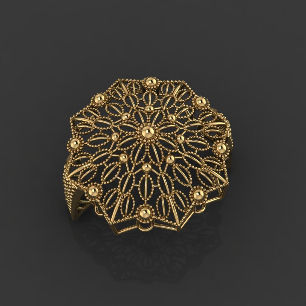 15 Locket Pendant Sets 3D print model_11