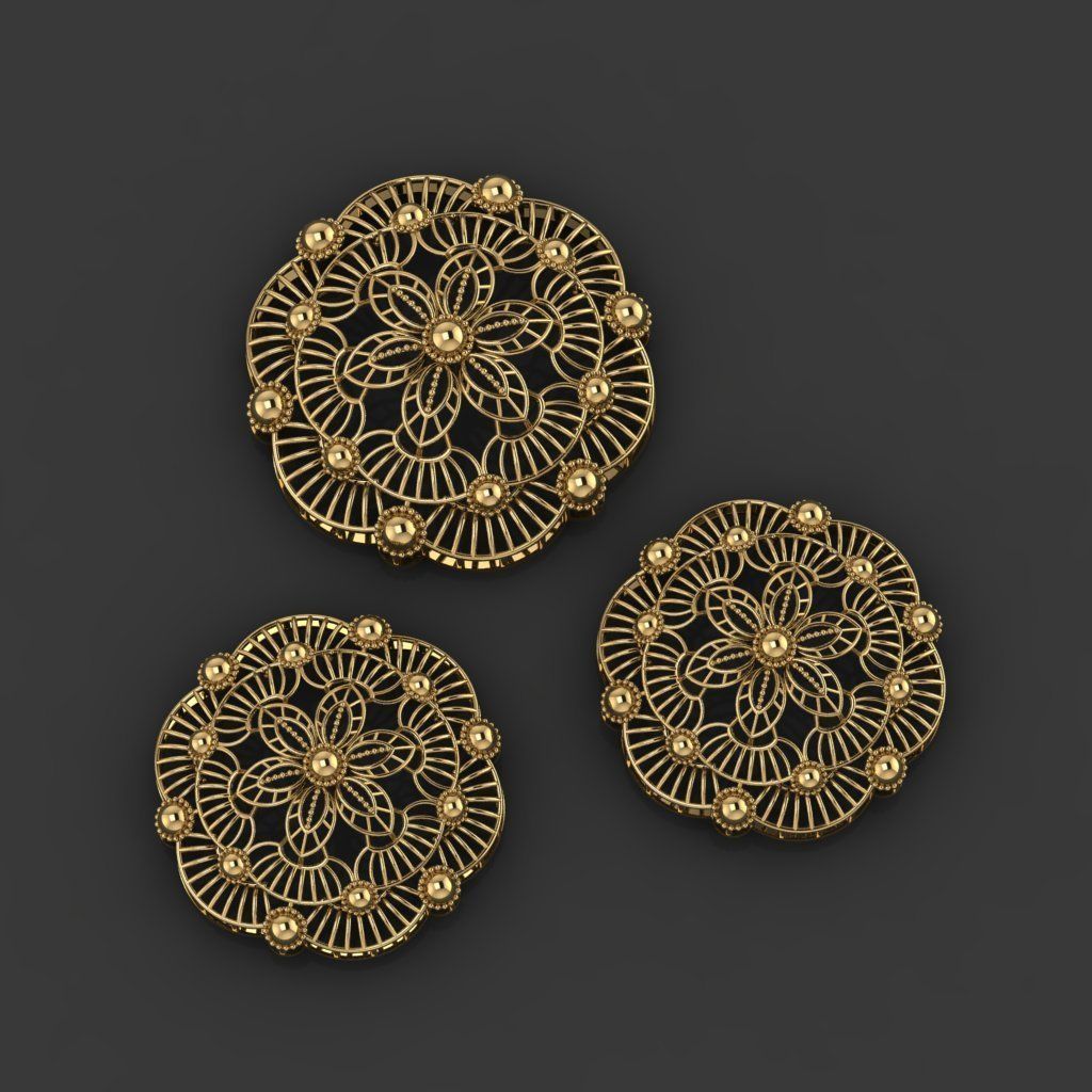 15 Locket Pendant Sets 3D print model_6