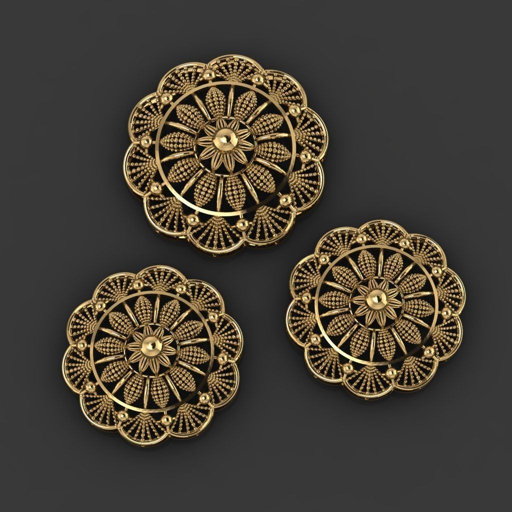 15 Locket Pendant Sets 3D print model_8
