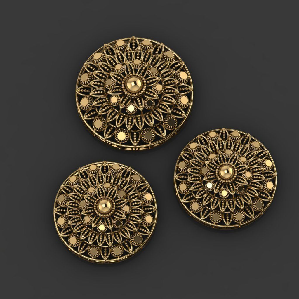 15 Locket Pendant Sets 3D print model_25