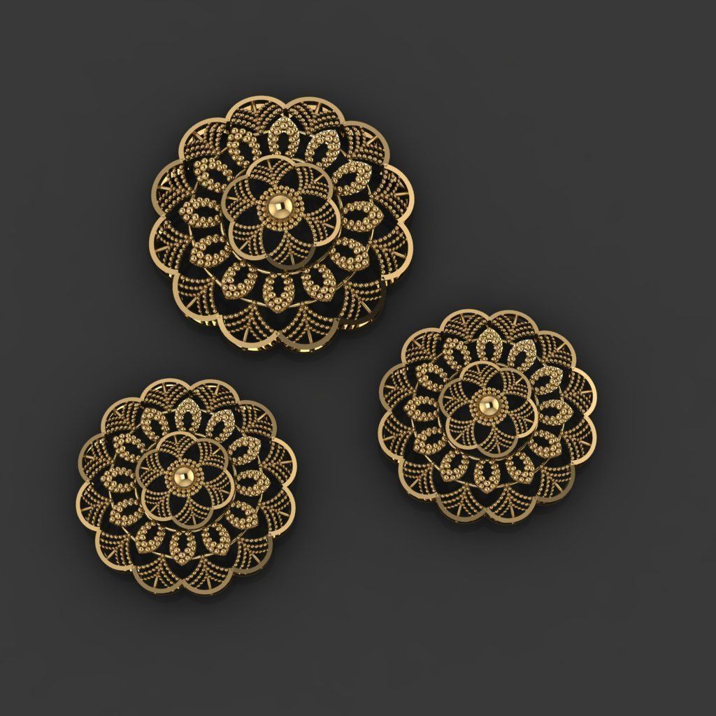 15 Locket Pendant Sets 3D print model_15