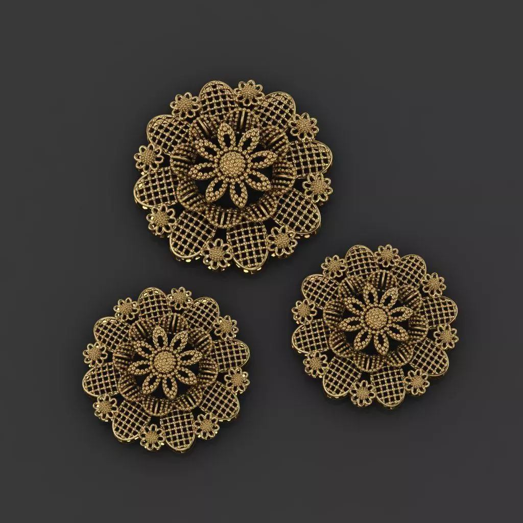 15 Locket Pendant Sets 3D print model_0