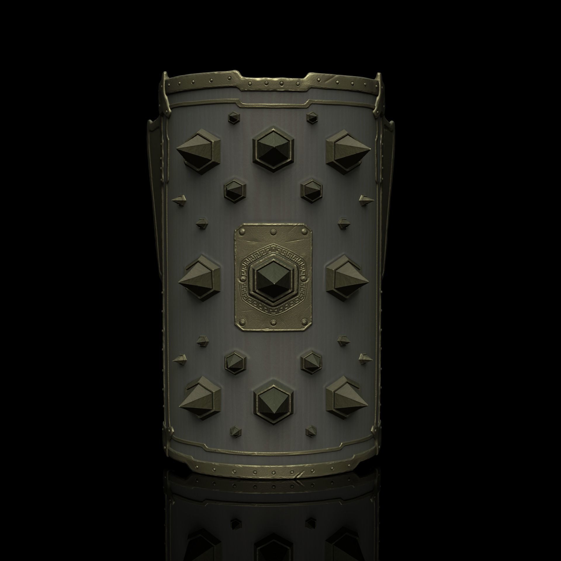 Scutum omsx II 3D model_2