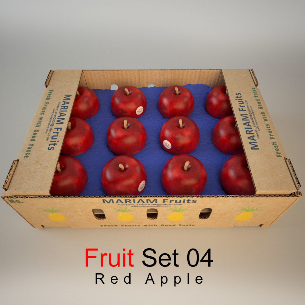 Fruit Set 04  3D model_3