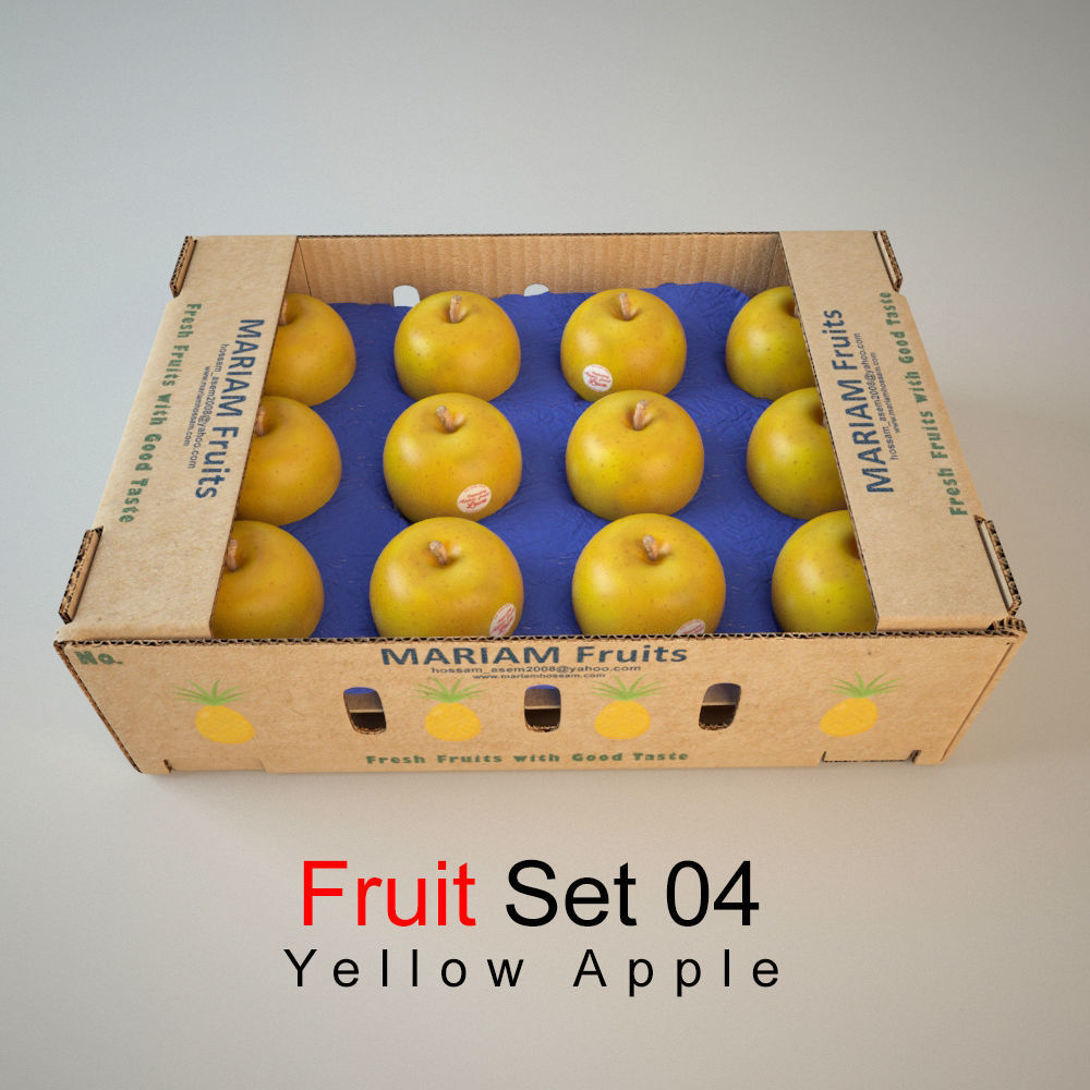 Fruit Set 04  3D model_2