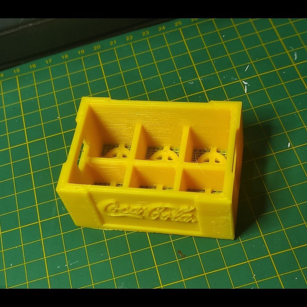 Hand Truck plus Bottle BOX - Mini Collectibles 3D print model_4