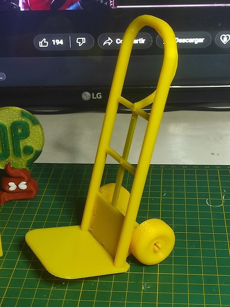 Hand Truck plus Bottle BOX - Mini Collectibles 3D print model_5