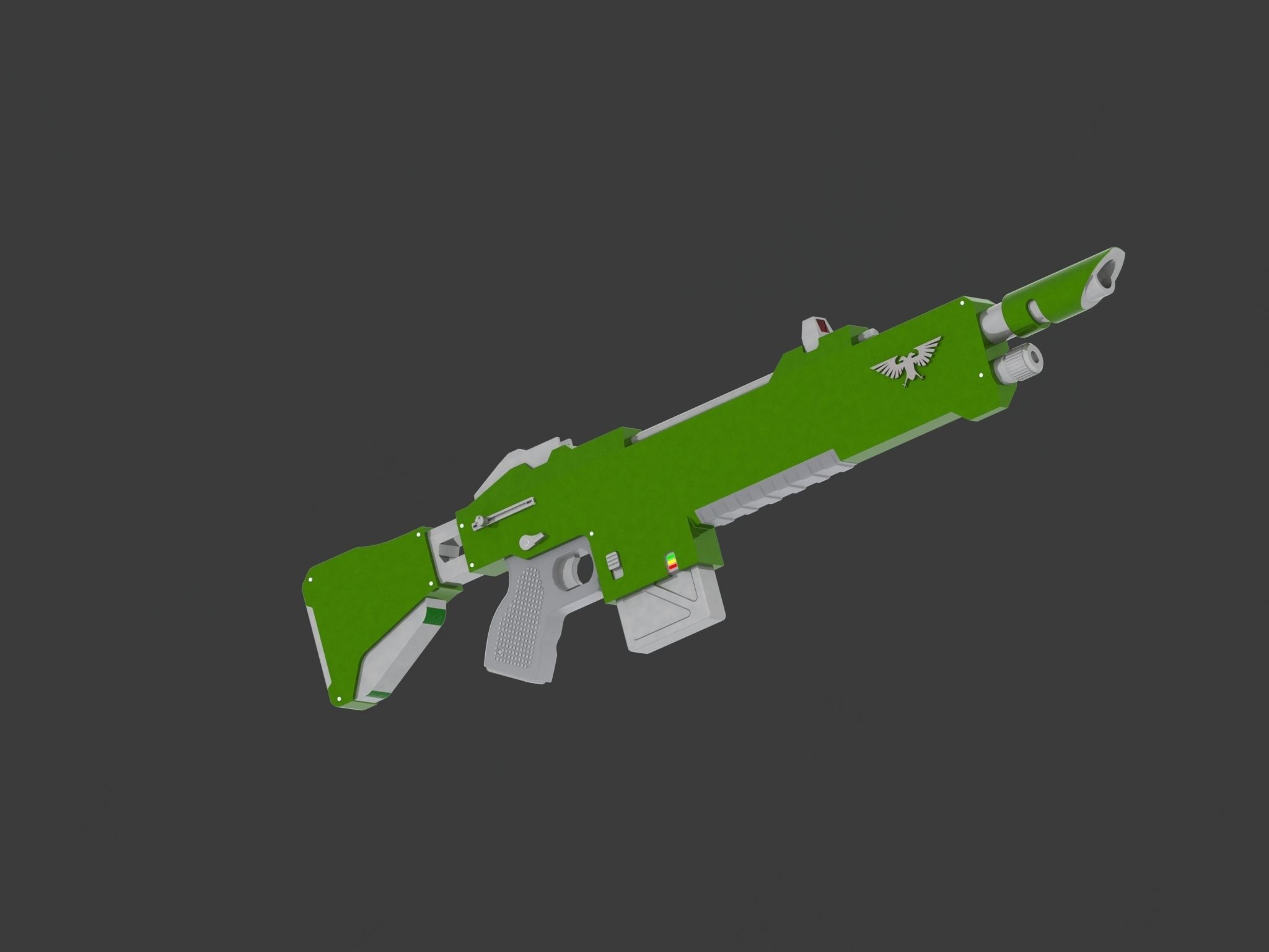 Lasgun 3D print model_2