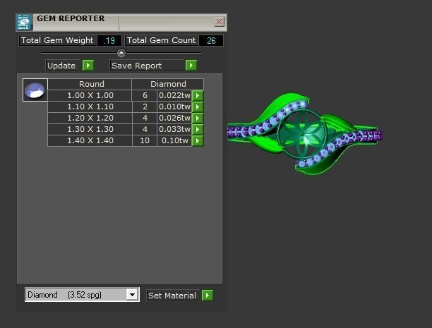 LEAVES RING 3D print model_13