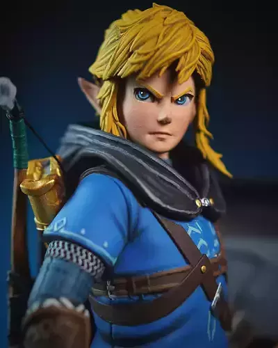 Link from the game  The Legend of Zelda Tears of the Kingdom 3D print model