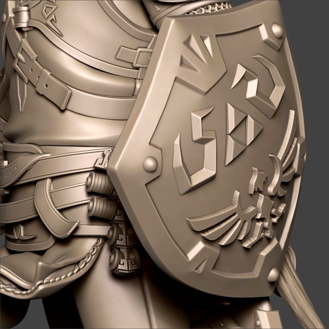 Link from the game  The Legend of Zelda Tears of the Kingdom 3D print model_14