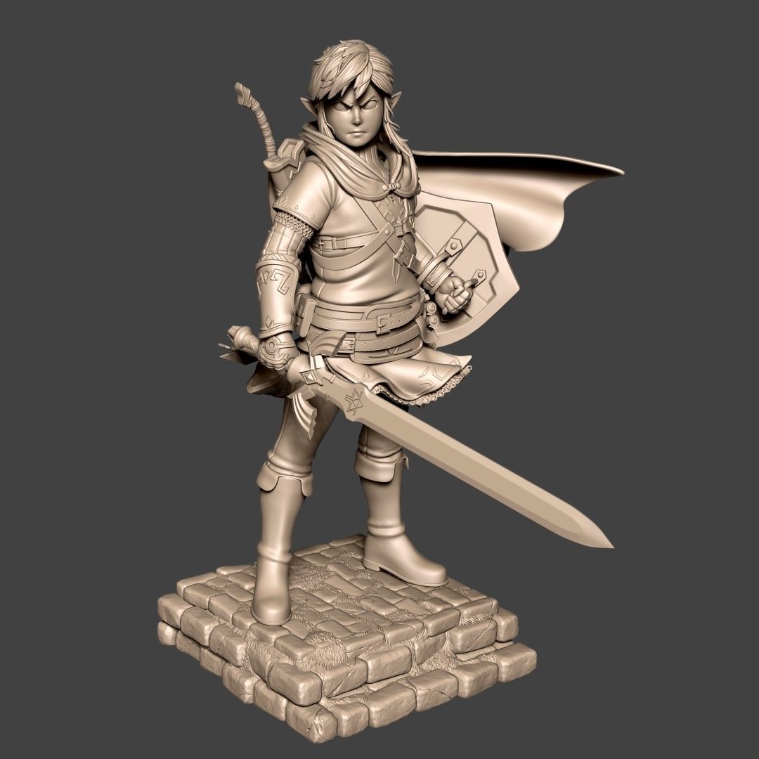 Link from the game  The Legend of Zelda Tears of the Kingdom 3D print model_8