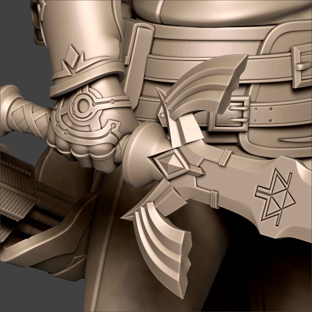 Link from the game  The Legend of Zelda Tears of the Kingdom 3D print model_13