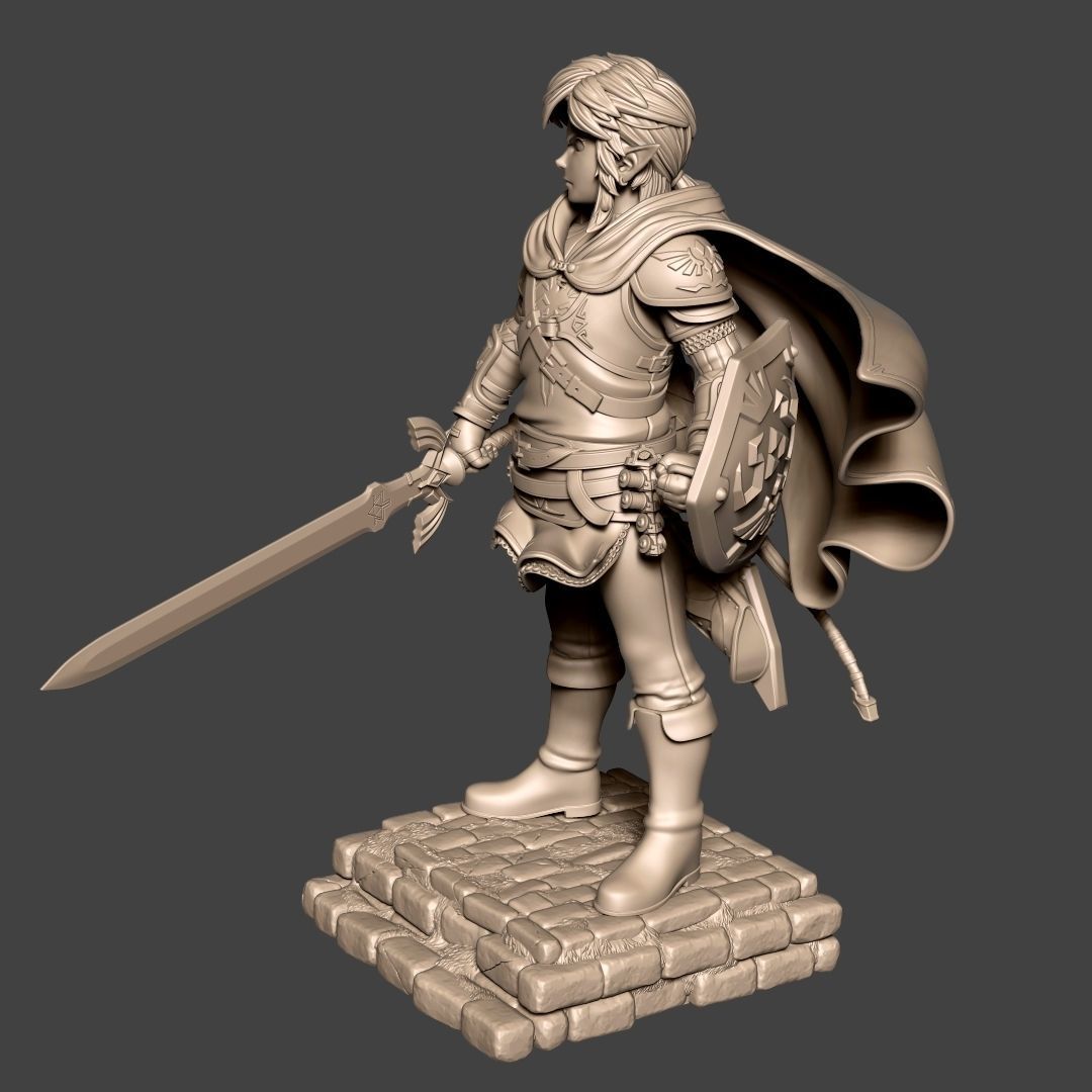 Link from the game  The Legend of Zelda Tears of the Kingdom 3D print model_11