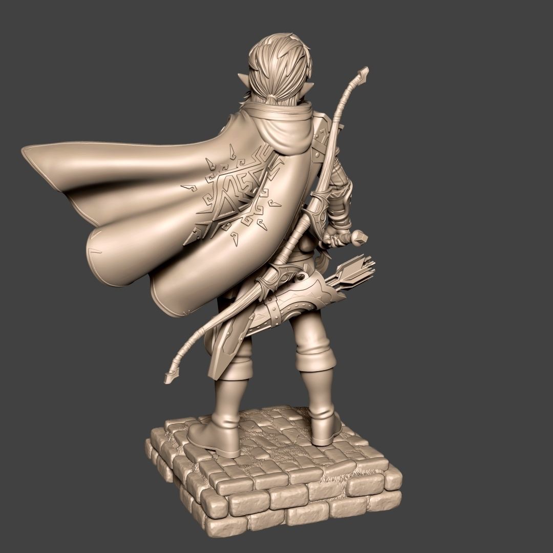 Link from the game  The Legend of Zelda Tears of the Kingdom 3D print model_10