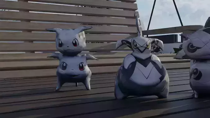 PocketMonsters 3D A Dimensional Journey Low-poly 3D model