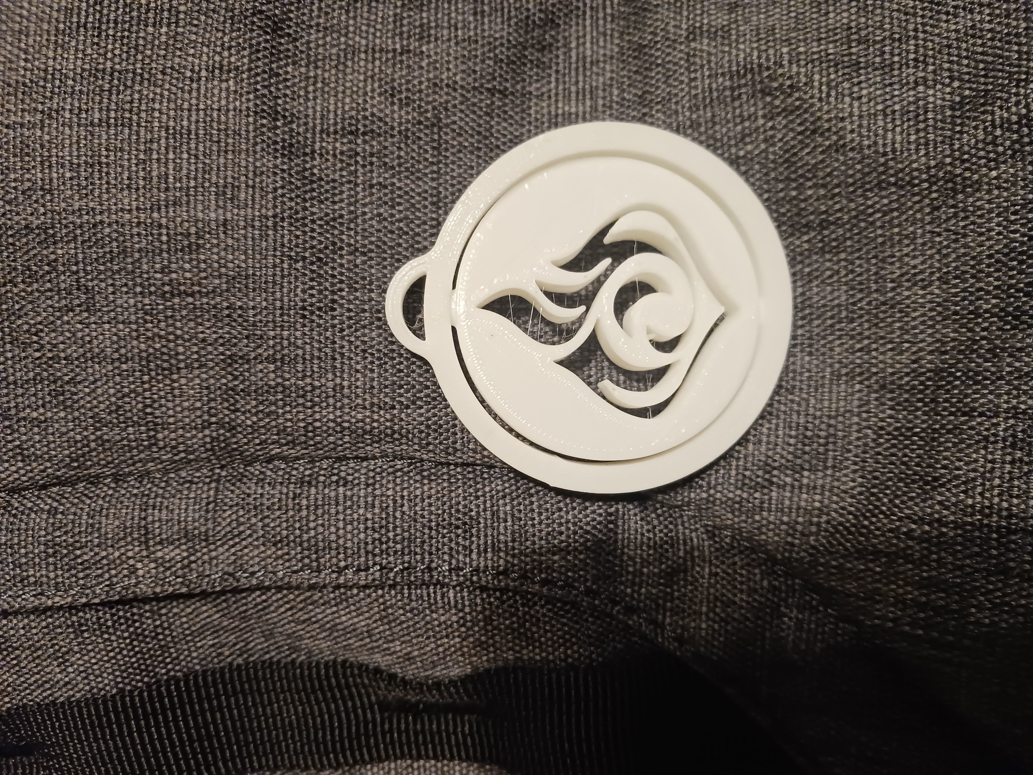 Genshin Impact Spinning Elemental Keychain 3D print model_3