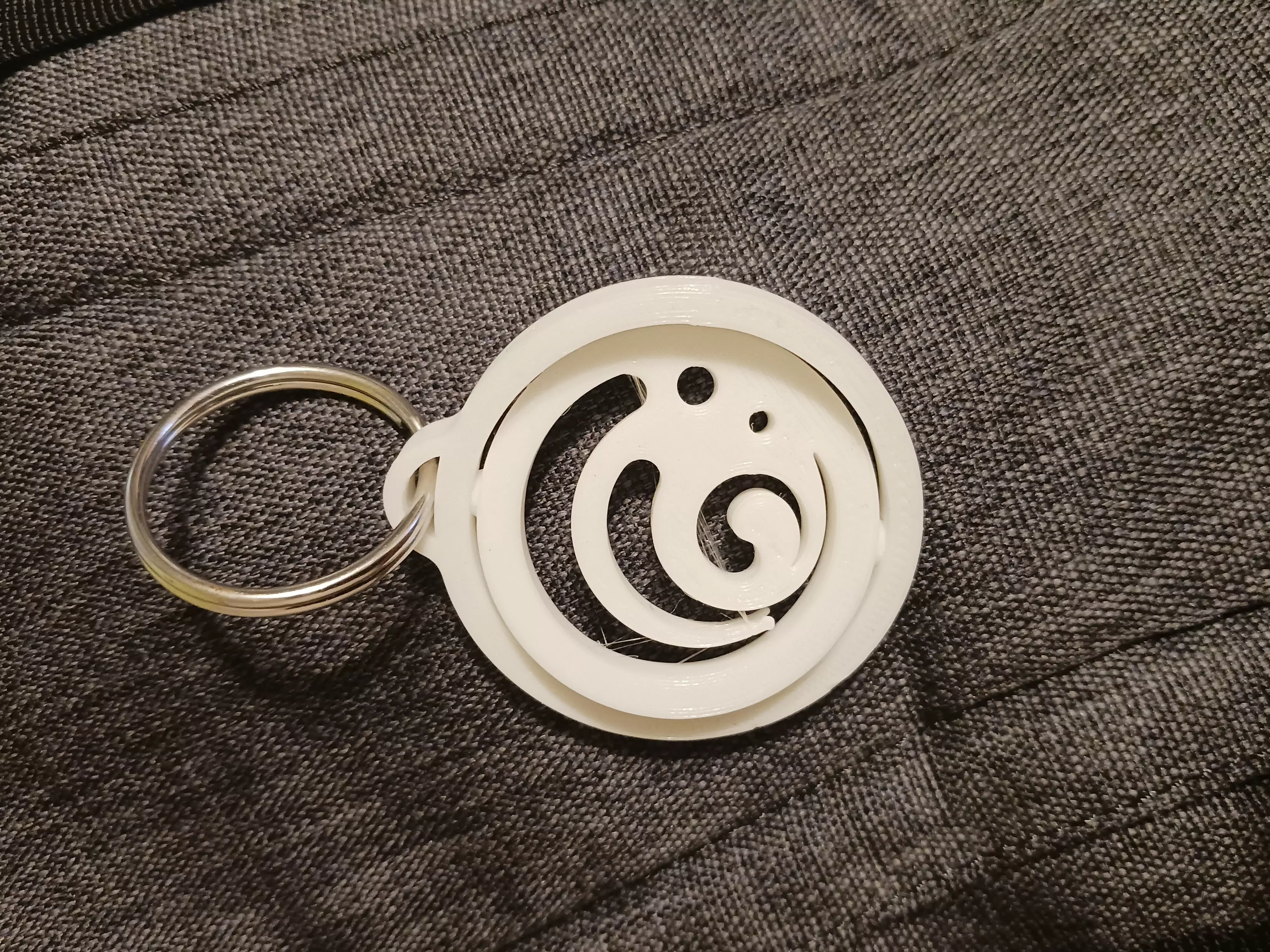 Genshin Impact Spinning Elemental Keychain 3D print model_0