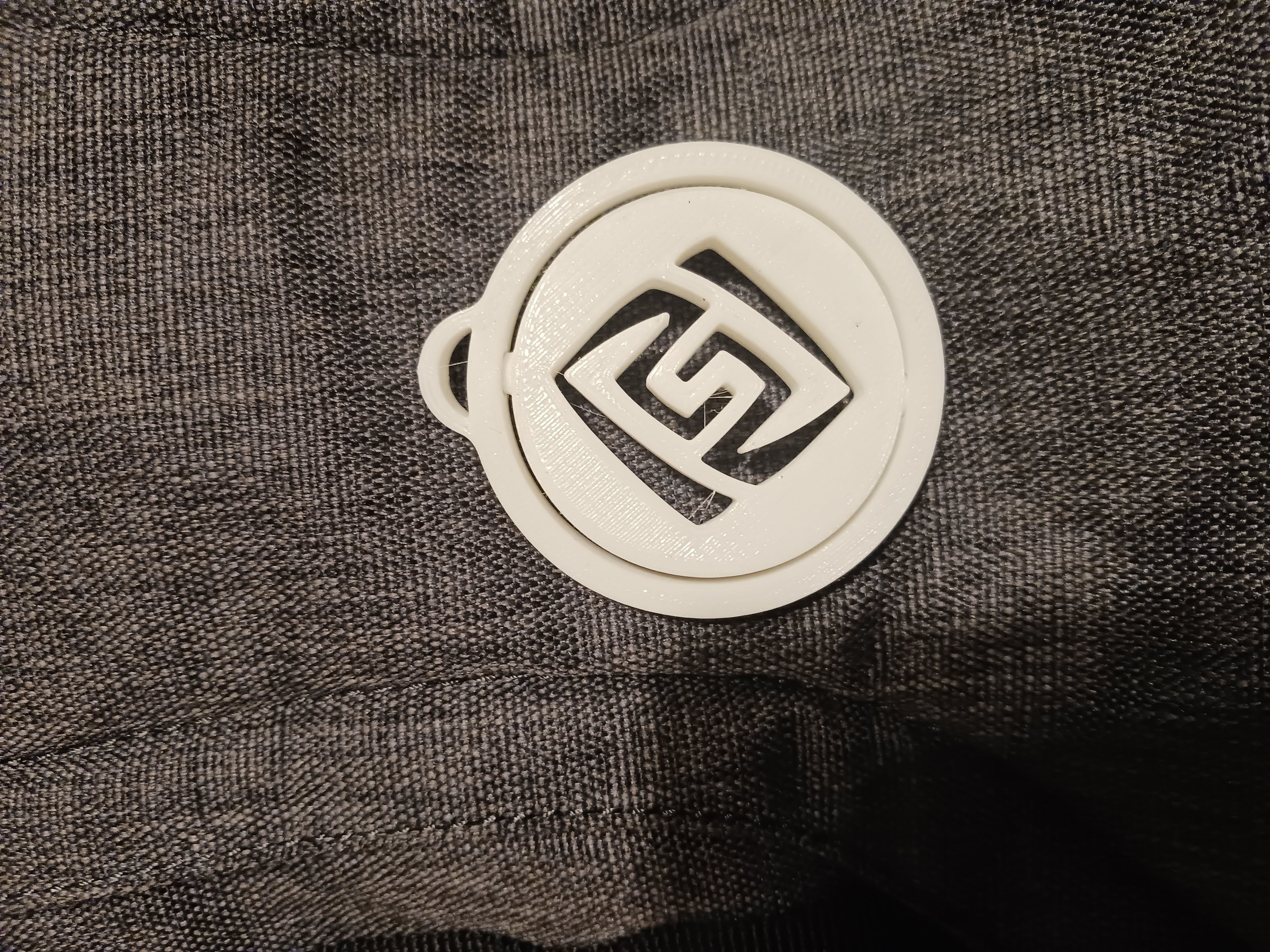 Genshin Impact Spinning Elemental Keychain 3D print model_10