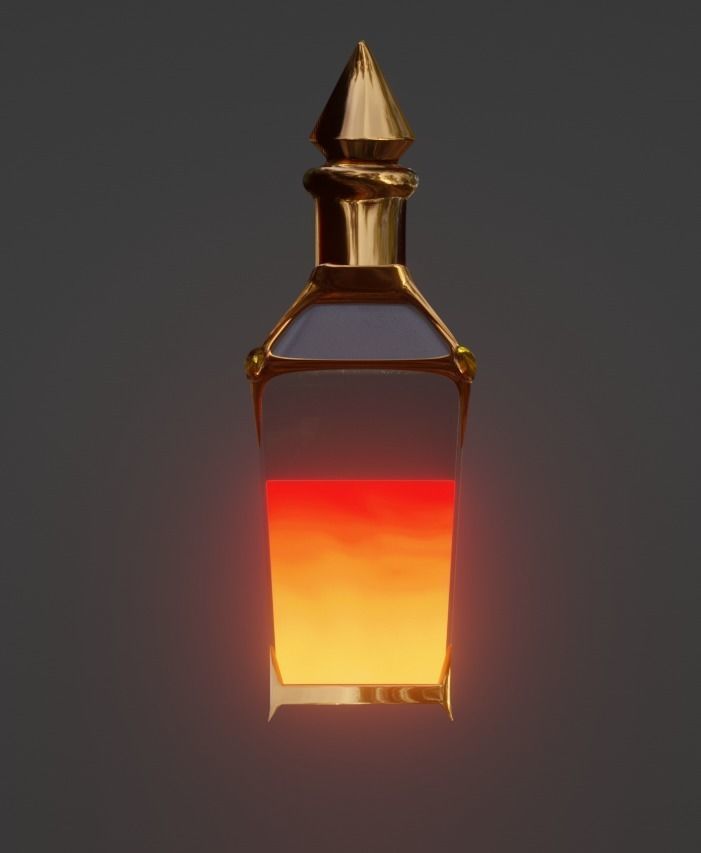 Potion Bottle Pack Low-poly 3D model_18
