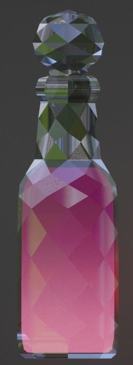 Potion Bottle Pack Low-poly 3D model_12