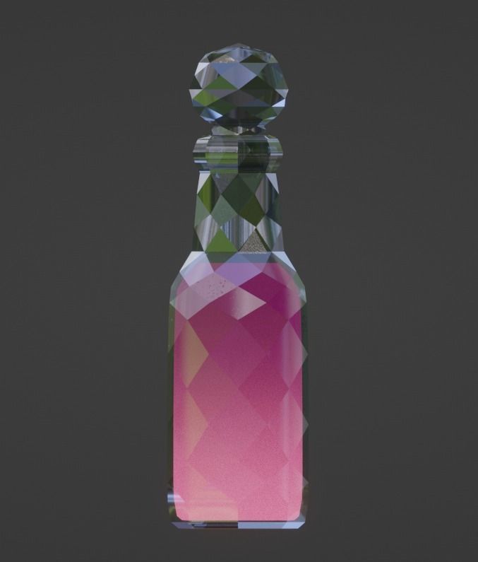 Potion Bottle Pack Low-poly 3D model_8