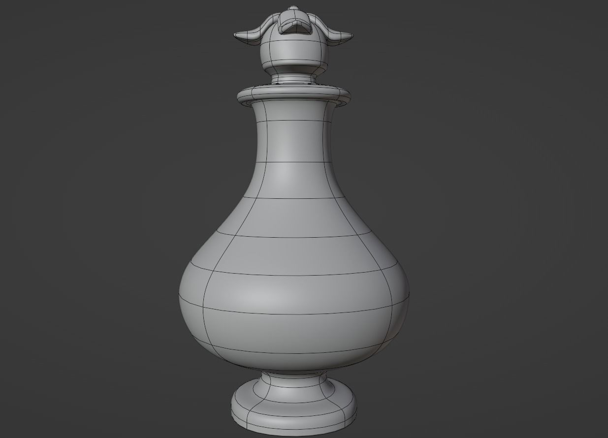 Potion Bottle Pack Low-poly 3D model_44