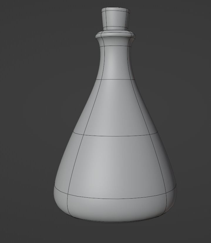 Potion Bottle Pack Low-poly 3D model_36