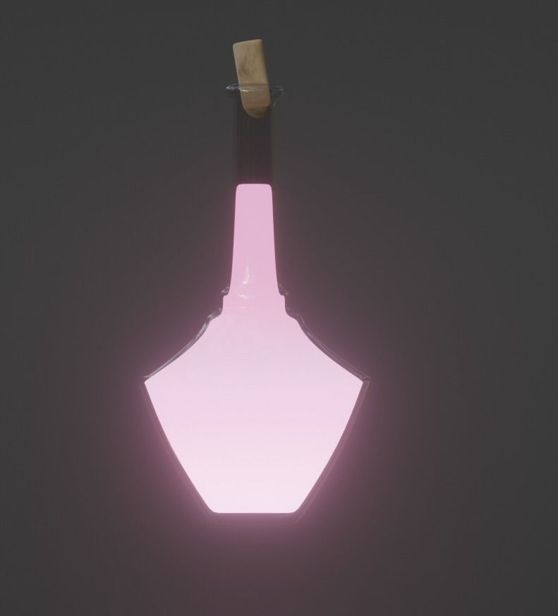 Potion Bottle Pack Low-poly 3D model_19