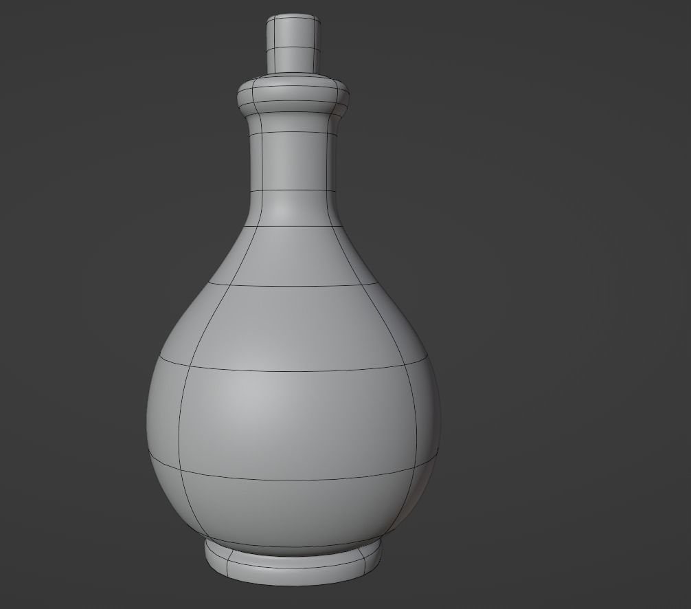 Potion Bottle Pack Low-poly 3D model_42