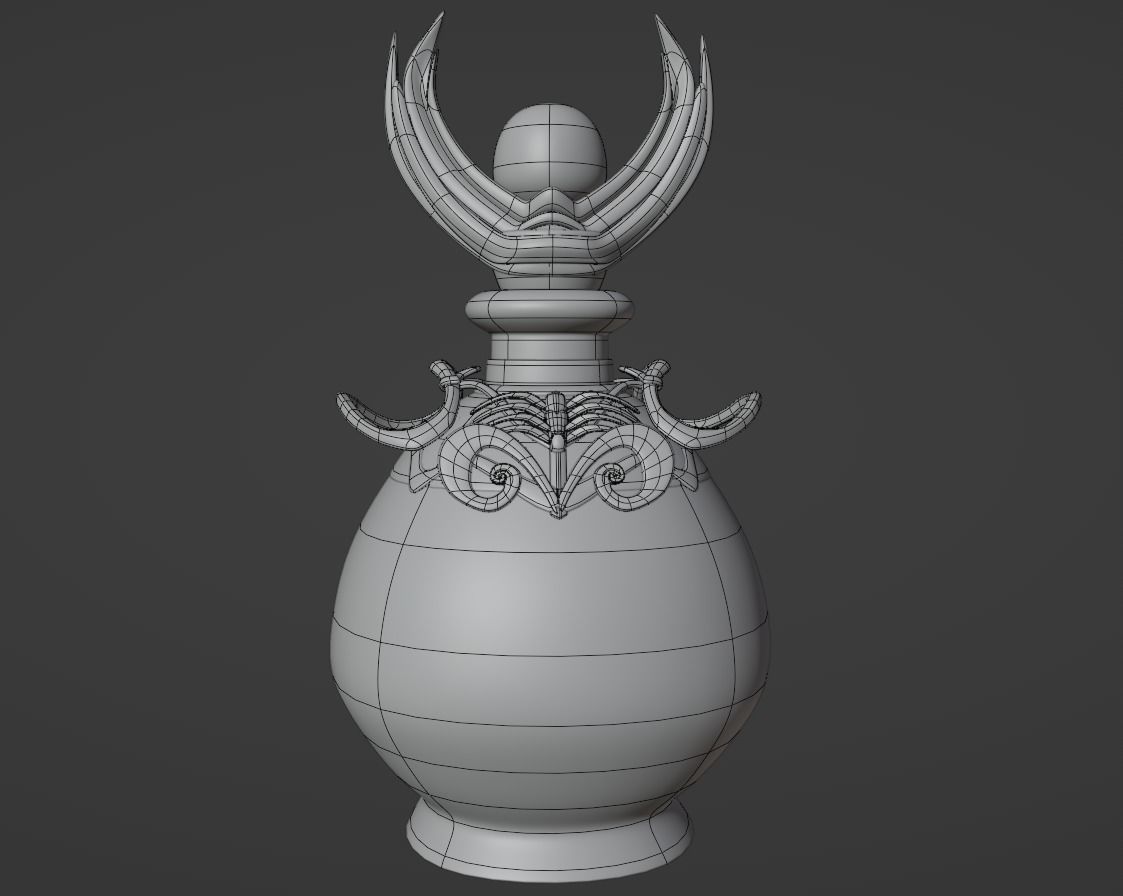 Potion Bottle Pack Low-poly 3D model_41