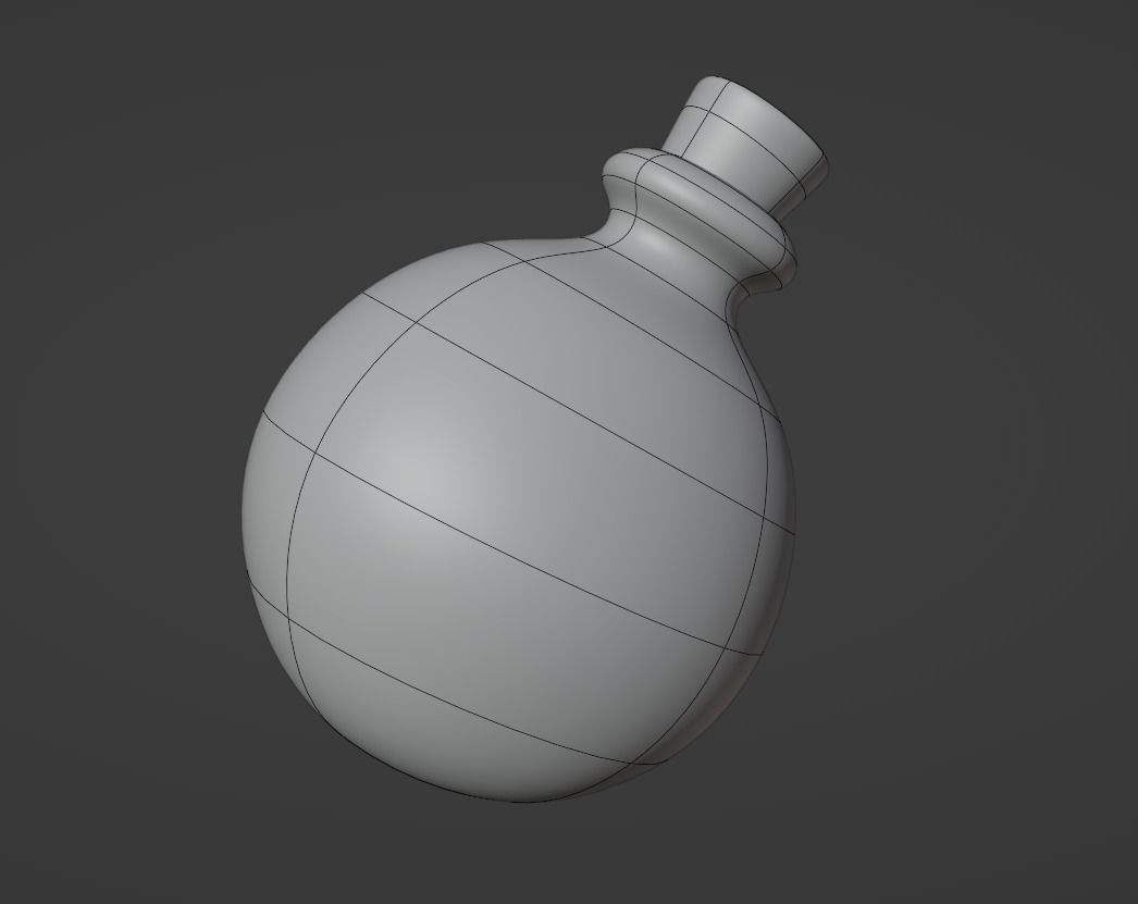Potion Bottle Pack Low-poly 3D model_26