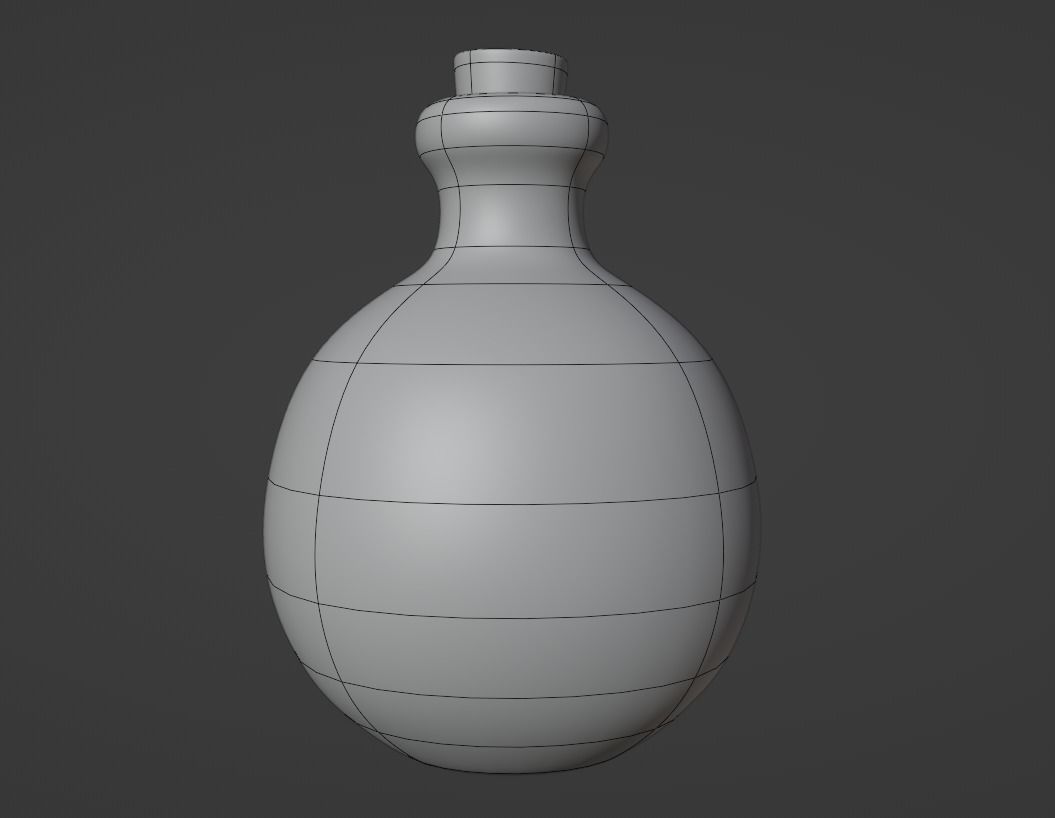 Potion Bottle Pack Low-poly 3D model_29