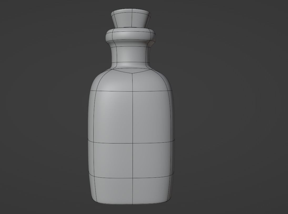 Potion Bottle Pack Low-poly 3D model_35