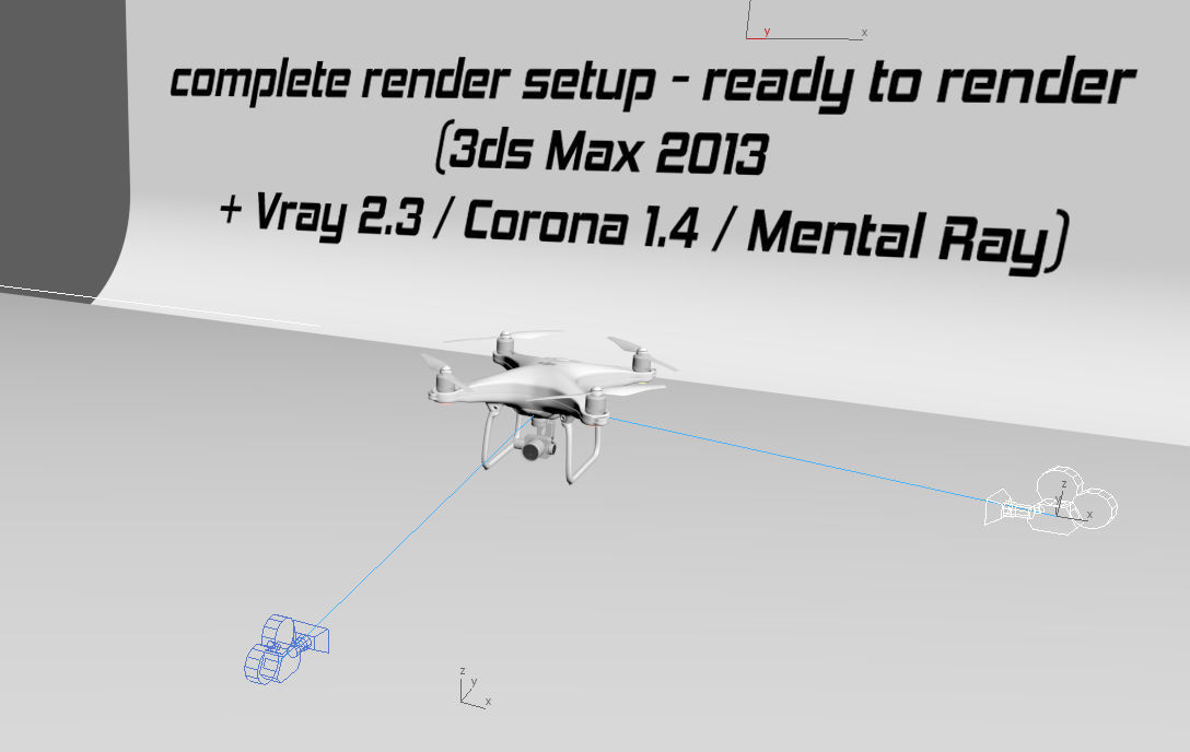 dji phantom 4 quadcopter drone 3D model_11