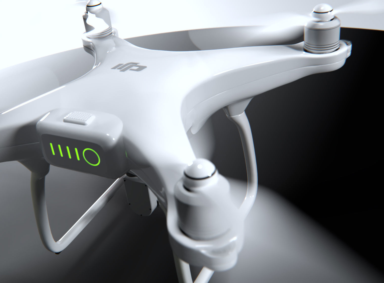 dji phantom 4 quadcopter drone 3D model_6