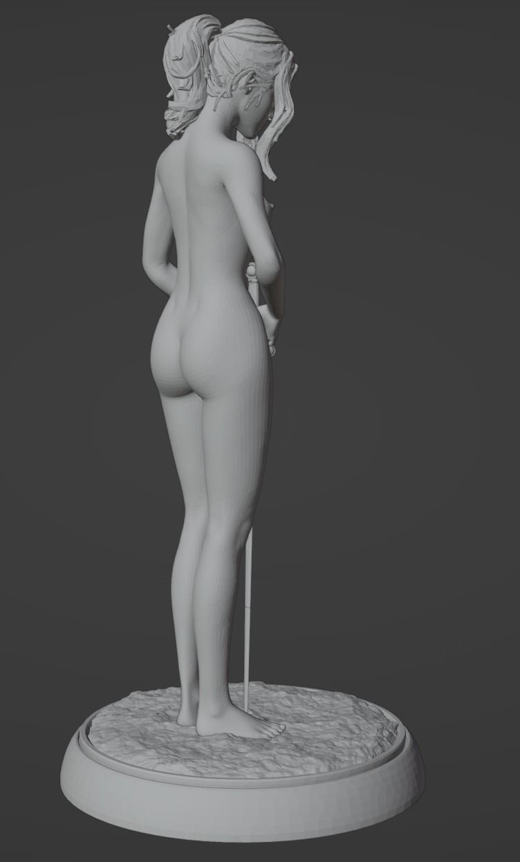 Hermione Solemn - 3D Print 3D print model_6