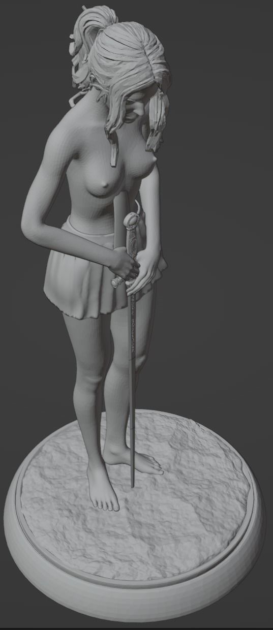 Hermione Solemn - 3D Print 3D print model_7