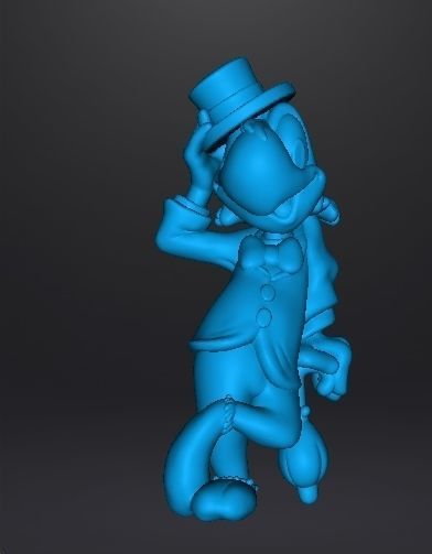 JOSE ZE CARIOCA VINTAGE FIGURE MODEL PARROT CHARACTER 80s 3D print model_7