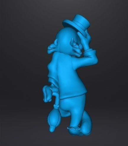 JOSE ZE CARIOCA VINTAGE FIGURE MODEL PARROT CHARACTER 80s 3D print model_8