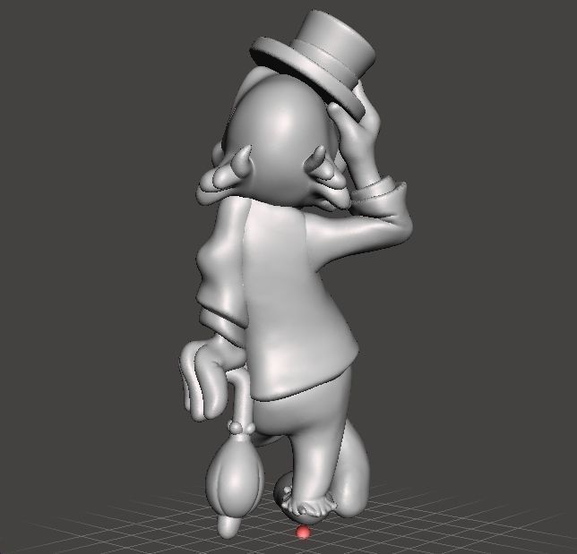 JOSE ZE CARIOCA VINTAGE FIGURE MODEL PARROT CHARACTER 80s 3D print model_2