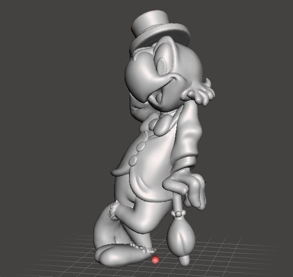 JOSE ZE CARIOCA VINTAGE FIGURE MODEL PARROT CHARACTER 80s 3D print model_1