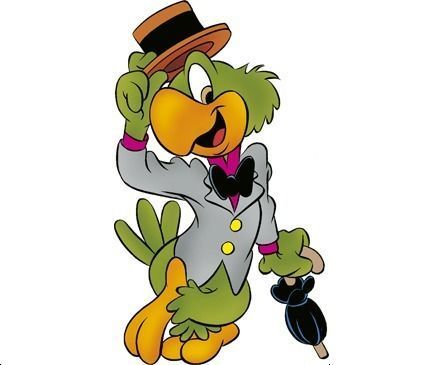 JOSE ZE CARIOCA VINTAGE FIGURE MODEL PARROT CHARACTER 80s 3D print model_4