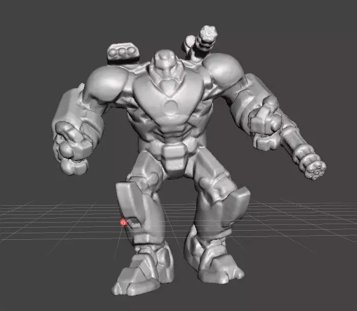 IRONMAN HEAVY DUTY ARMOR HULKBUSTER MINIATURE MODEL SCIFI GAMES 3D print model_0