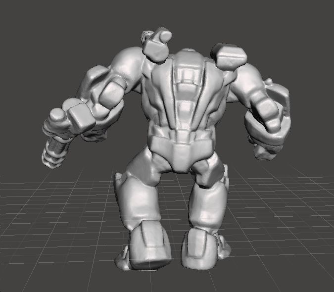 IRONMAN HEAVY DUTY ARMOR HULKBUSTER MINIATURE MODEL SCIFI GAMES 3D print model_2