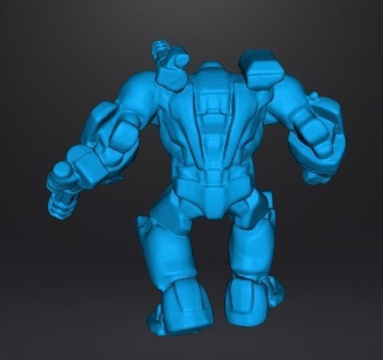 IRONMAN HEAVY DUTY ARMOR HULKBUSTER MINIATURE MODEL SCIFI GAMES 3D print model_8