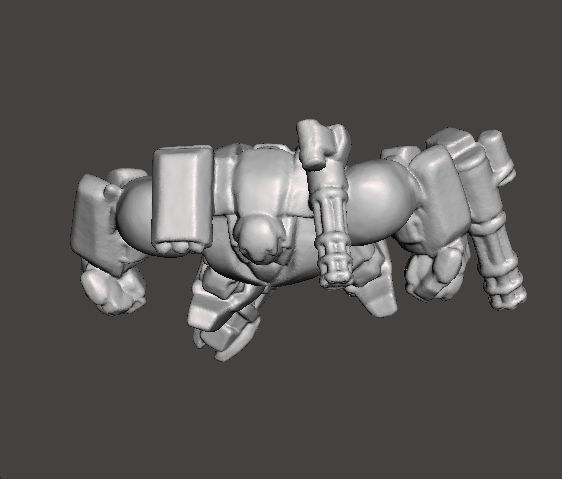 IRONMAN HEAVY DUTY ARMOR HULKBUSTER MINIATURE MODEL SCIFI GAMES 3D print model_5
